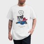 Bulldog Superhero, Tricou Barbati (Unisex)