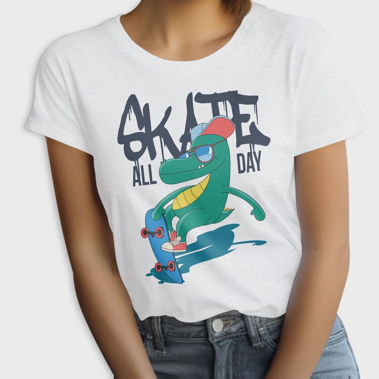 Skate All Day 1, Tricou Femei