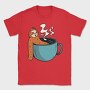 Sloth Coffee Hot Tub, Tricou Barbati (Unisex)