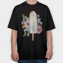 Flower Popsicle Flowers, Tricou Oversize Barbati (Unisex)
