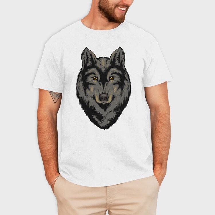 Wolfs Gaze, Tricou Barbati (Unisex)