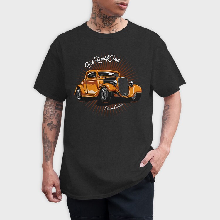 Groovy Road King, Tricou Barbati (Unisex)
