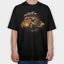 Groovy Road King, Tricou Oversize Barbati (Unisex)