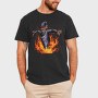 Burning Scarecrow, Tricou Barbati (Unisex)