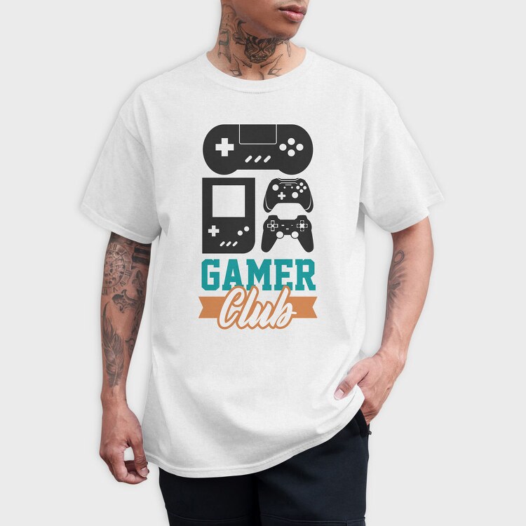Gamer Club Gamepad, Tricou Barbati (Unisex)