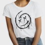 Grunge Smiley, Tricou Femei