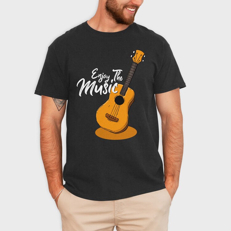 Guitar Music Joy, Tricou Barbati (Unisex)