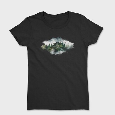 Fog Enshrouded Peaks, Tricou Femei