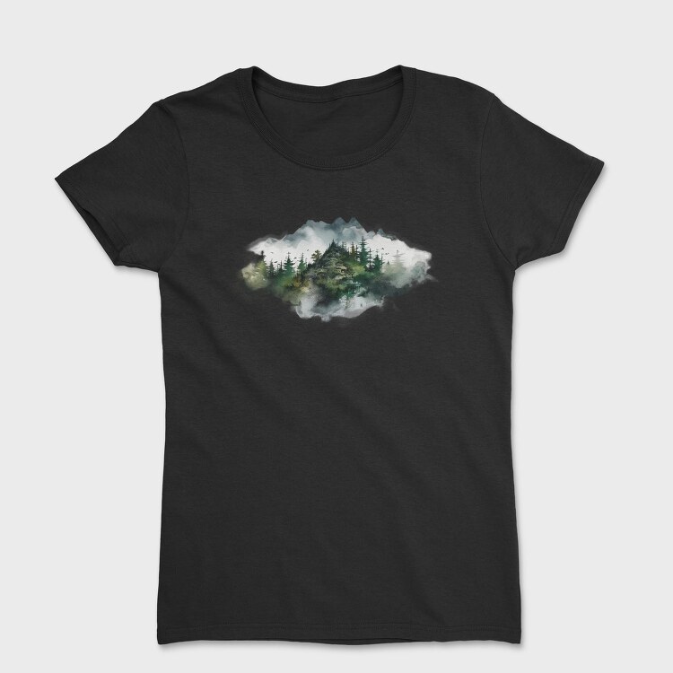 Fog Enshrouded Peaks, Tricou Femei