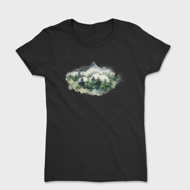 Fog Enveloped Peaks, Tricou Femei