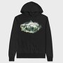 Fog Enveloped Peaks, Hanorac Oversize Barbati (Unisex)