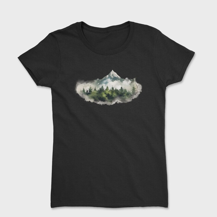 Fog Forest Peak, Tricou Femei
