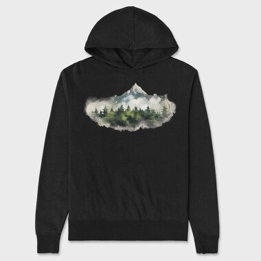 Fog Forest Peak, Hanorac Oversize Barbati (Unisex)