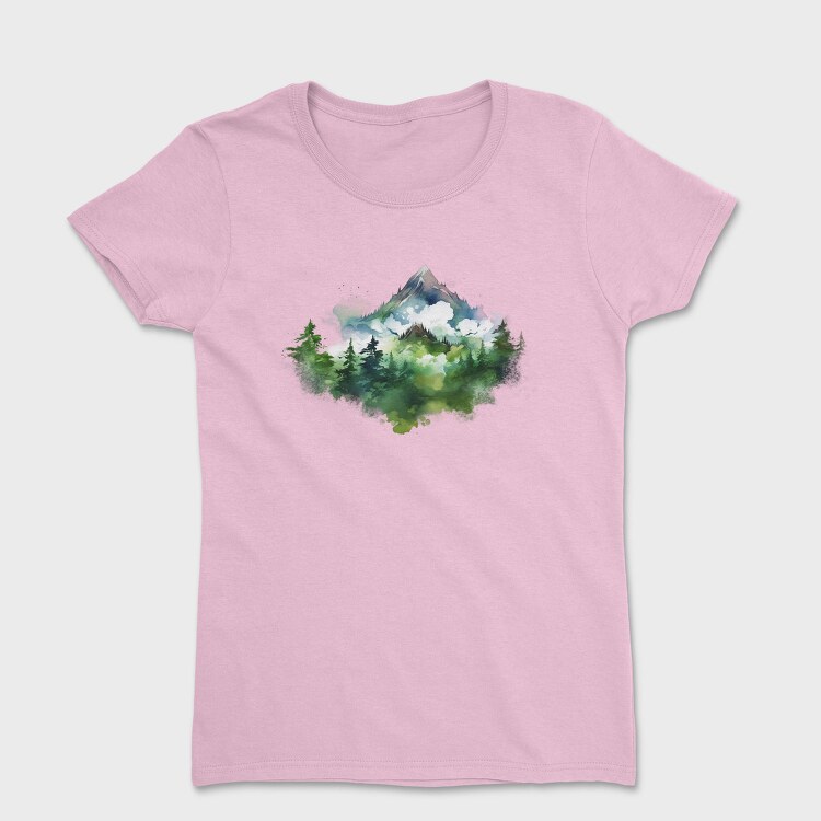Foggy Forest Peak, Tricou Femei