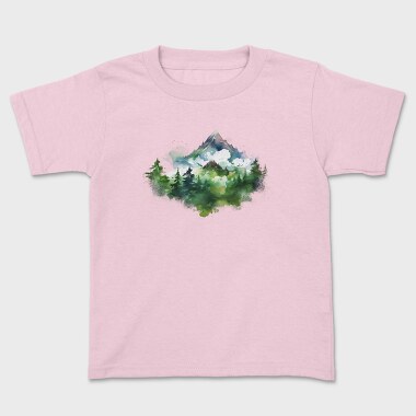 Foggy Forest Peak, Tricou Copii