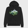 Foggy Forest Peak, Hanorac Oversize Barbati (Unisex)