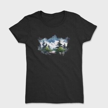 Foggy Mountain Forest, Tricou Femei