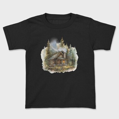 Forest Cabin Mist, Tricou Copii