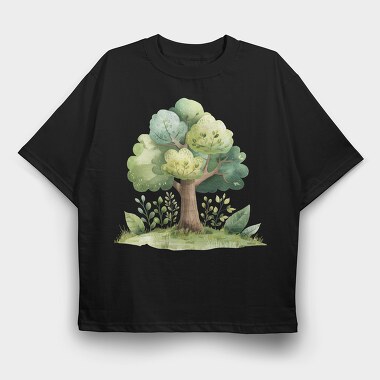 Forest Fairy Saga, Tricou Oversize Barbati (Unisex)