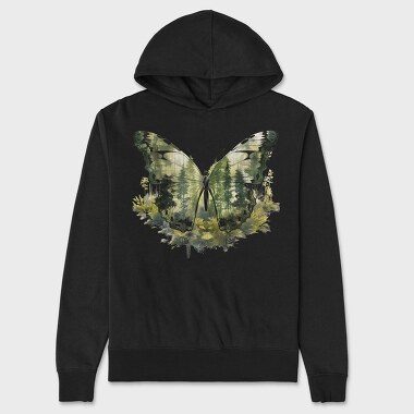 Forest Fantasy Wing, Hanorac Oversize Barbati (Unisex)