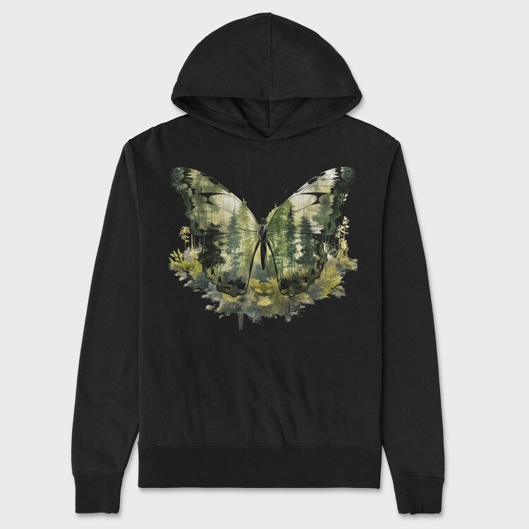 Forest Fantasy Wing, Hanorac Oversize Barbati (Unisex)