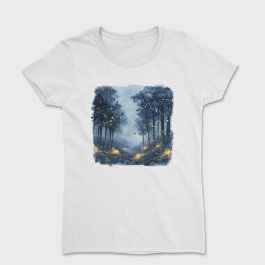 Forest Fireflies Night, Tricou Femei