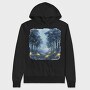 Forest Fireflies Night, Hanorac Oversize Barbati (Unisex)