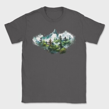 Forest Mist Mountain, Tricou Barbati (Unisex)