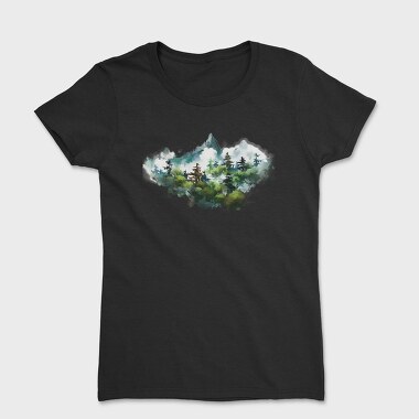 Forest Mist Mountain, Tricou Femei