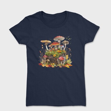 Forest Mushrooms Moss, Tricou Femei