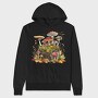 Forest Mushrooms Moss, Hanorac Oversize Barbati (Unisex)