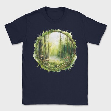 Forest Mystic Circle, Tricou Barbati (Unisex)