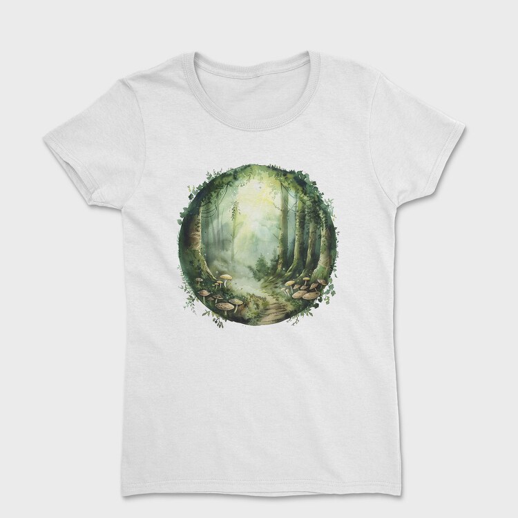 Forest Mystic Mushrooms, Tricou Femei