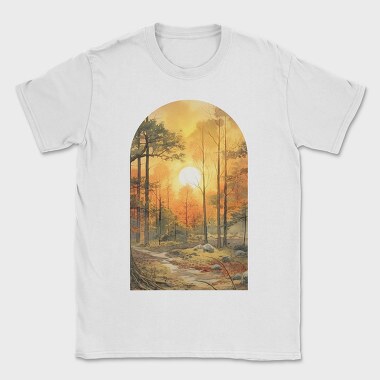 Forest Sunrise Vintage, Tricou Barbati (Unisex)