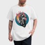 Burning Skull Rider, Tricou Barbati (Unisex)