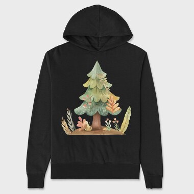 Forest Tree Mushrooms, Hanorac Oversize Barbati (Unisex)