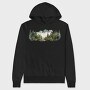 Forest Trees Mist, Hanorac Oversize Barbati (Unisex)