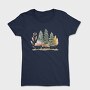 Forest Trees Mushrooms, Tricou Femei