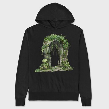 Forest Vine Arch, Hanorac Oversize Barbati (Unisex)