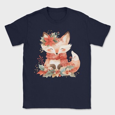 Fox Autumn Wreath, Tricou Barbati (Unisex)