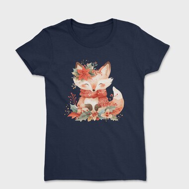 Fox Autumn Wreath, Tricou Femei