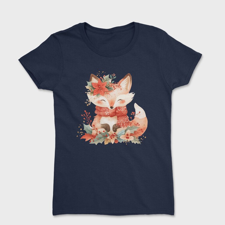 Fox Autumn Wreath, Tricou Femei