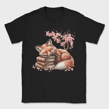 Fox Books Cherry Blossoms, Tricou Barbati (Unisex)
