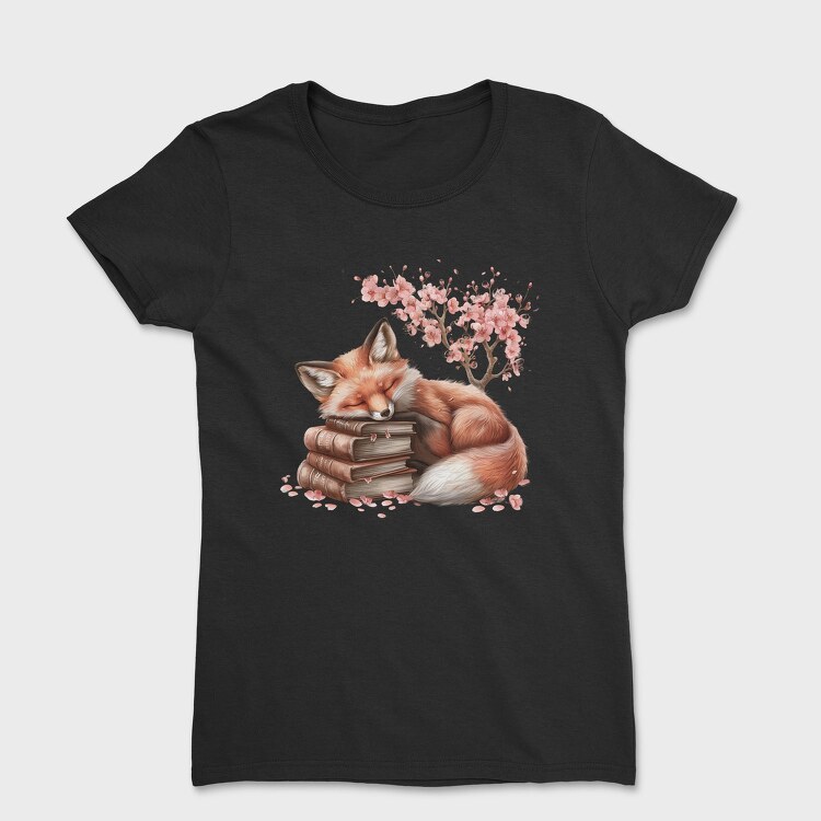 Fox Books Cherry Blossoms, Tricou Femei
