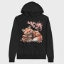 Fox Books Cherry Blossoms, Hanorac Oversize Barbati (Unisex)