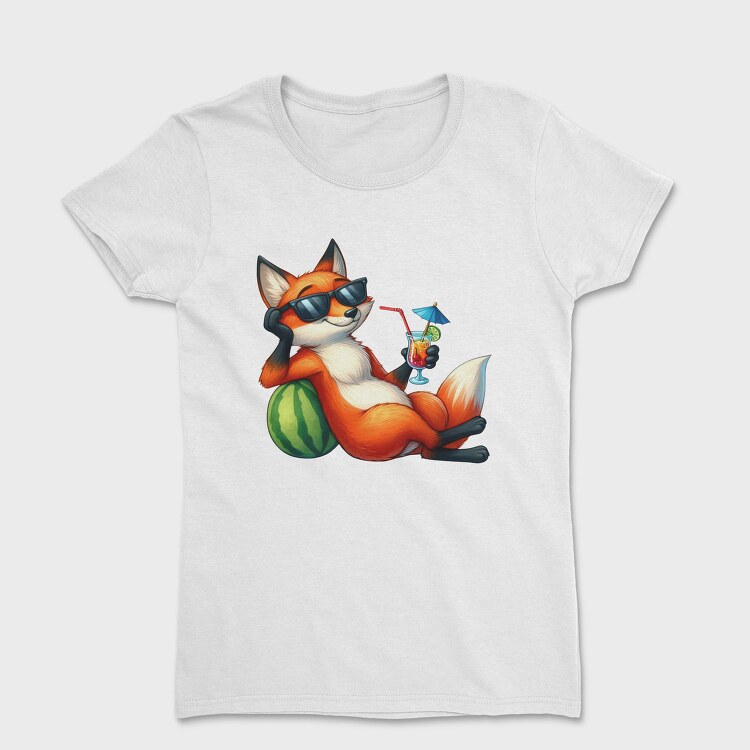 Fox Cocktail Sunglasses, Tricou Femei