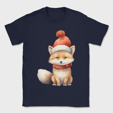 Fox Hat Snowy, Tricou Barbati (Unisex)