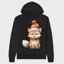 Fox Hat Snowy, Hanorac Oversize Barbati (Unisex)