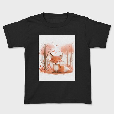 Fox In Forest, Tricou Copii