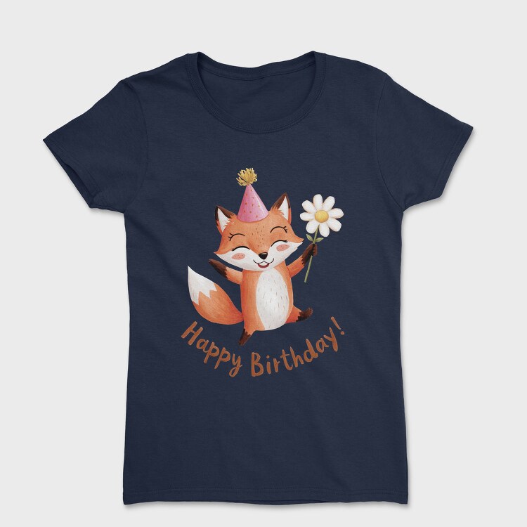Fox Party Hat, Tricou Femei